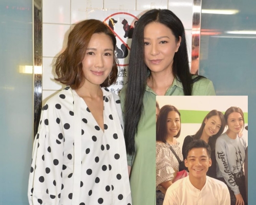 李施嬅、滕麗名為余德丞打氣。