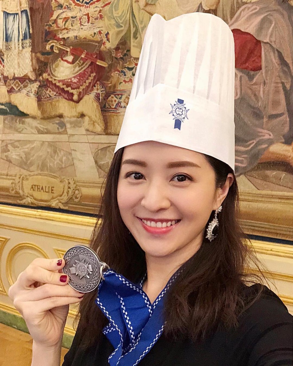 徐淑敏曾到日本「藍帶國際學院」進修廚藝，同年畢業獲取資格。