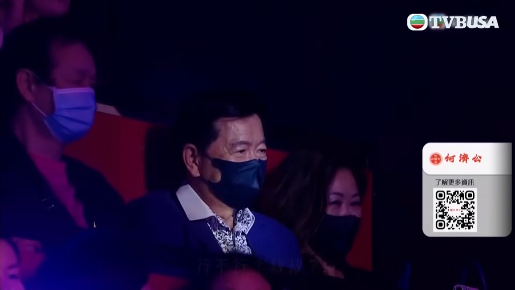 谭辉智的爸爸谭握筹曾现身《中年好声音2》支持儿子。