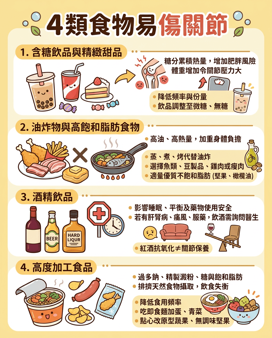 4類食物易傷關節