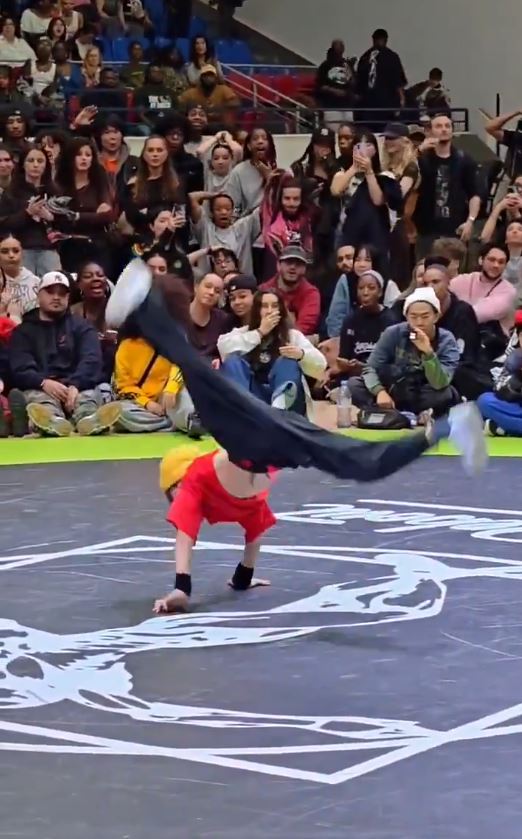 李勇秋將功夫融入霹靂舞，奪得「街舞奧運」冠軍。Ｘ@webberlu1969