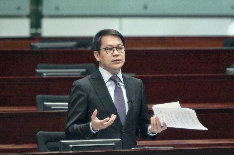 民建聯主席、立法會新界東北議員陳克勤。資料圖片 民建聯主席、立法會新界東北議員陳克勤。資料圖片