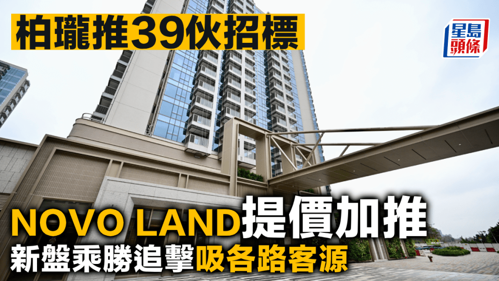 柏瓏推39伙招標 NOVO LAND提價加推 新盤乘勝追擊吸各路客源
