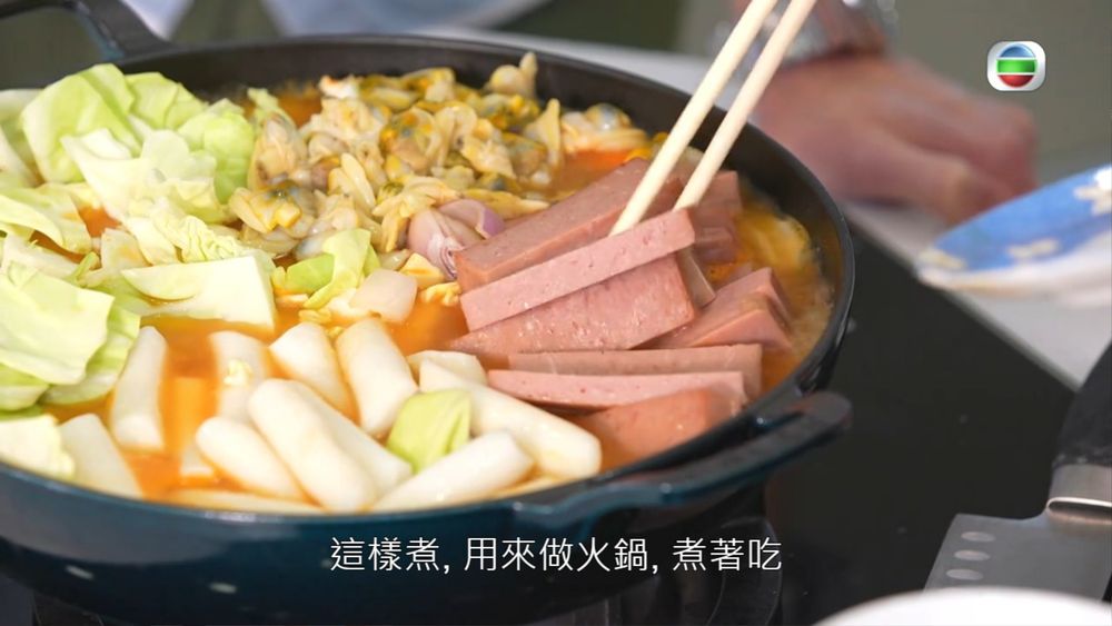 肥媽自爆獲韓國人指點，韓國午餐肉煮湯先係最正。