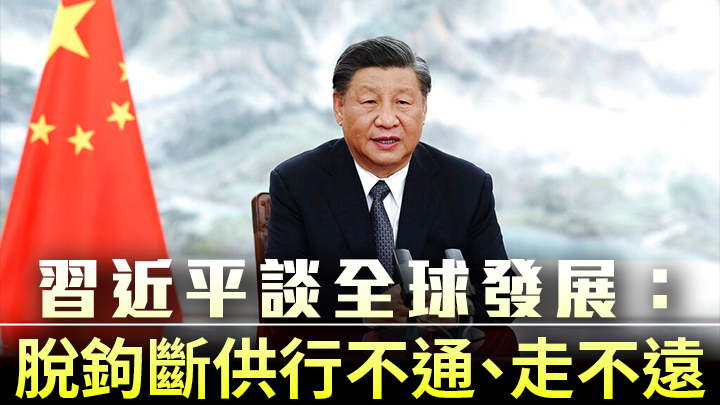 習近平指出,有的國家將發展議題政治化。資料圖片