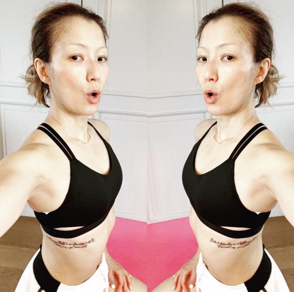 48歳的Sammi平日熱愛做運動。