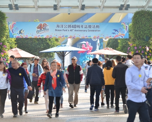 海洋公園明早推出40元特惠門票。資料圖片