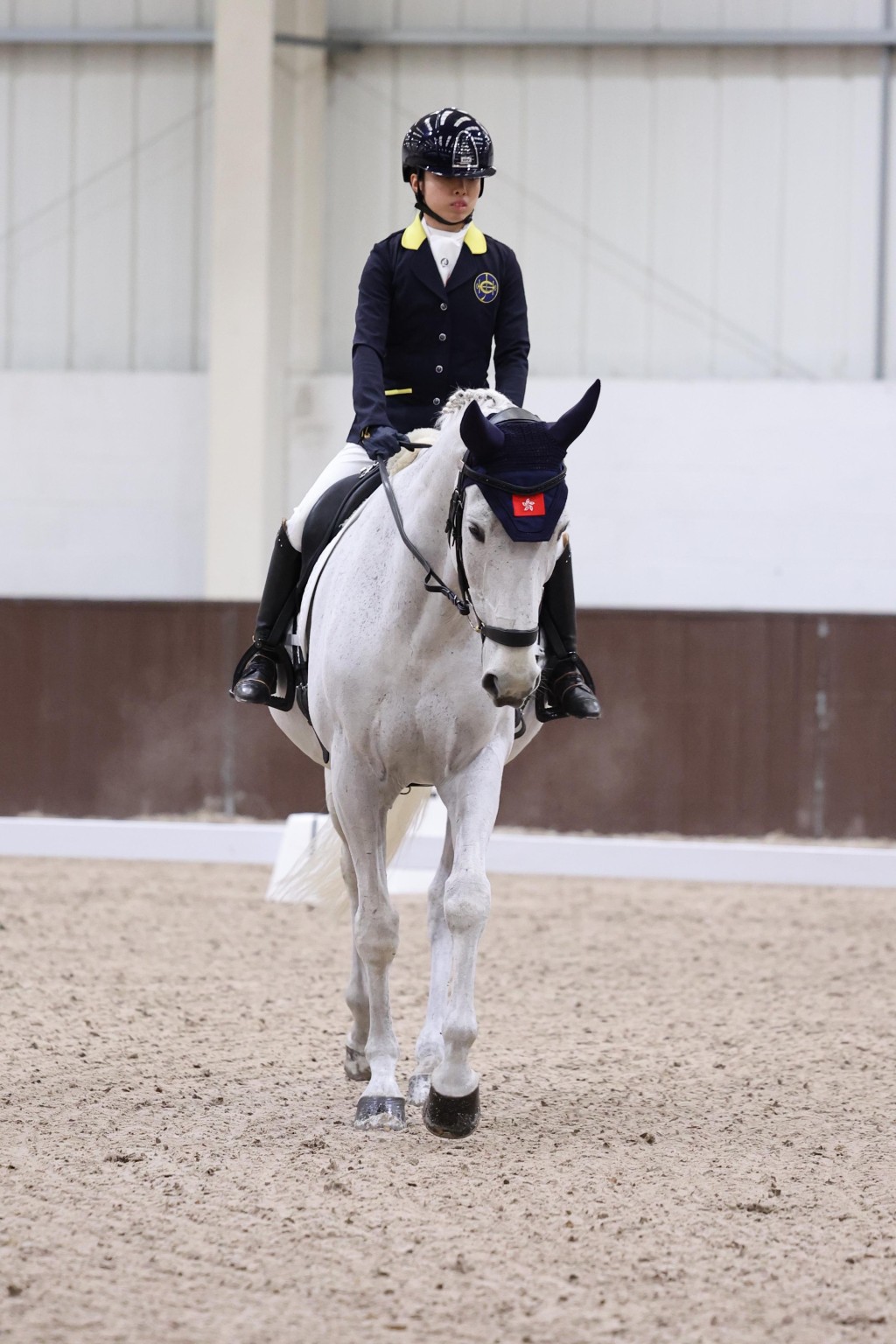 馬會殘疾人馬術隊成員謝佩婷 (夥拍馬匹Baxo) 將代表中國香港出戰巴黎殘疾人奧運會。