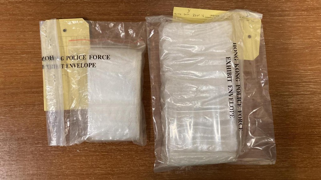 警方行動中一批懷疑毒品包裝工具。圖:警方提供