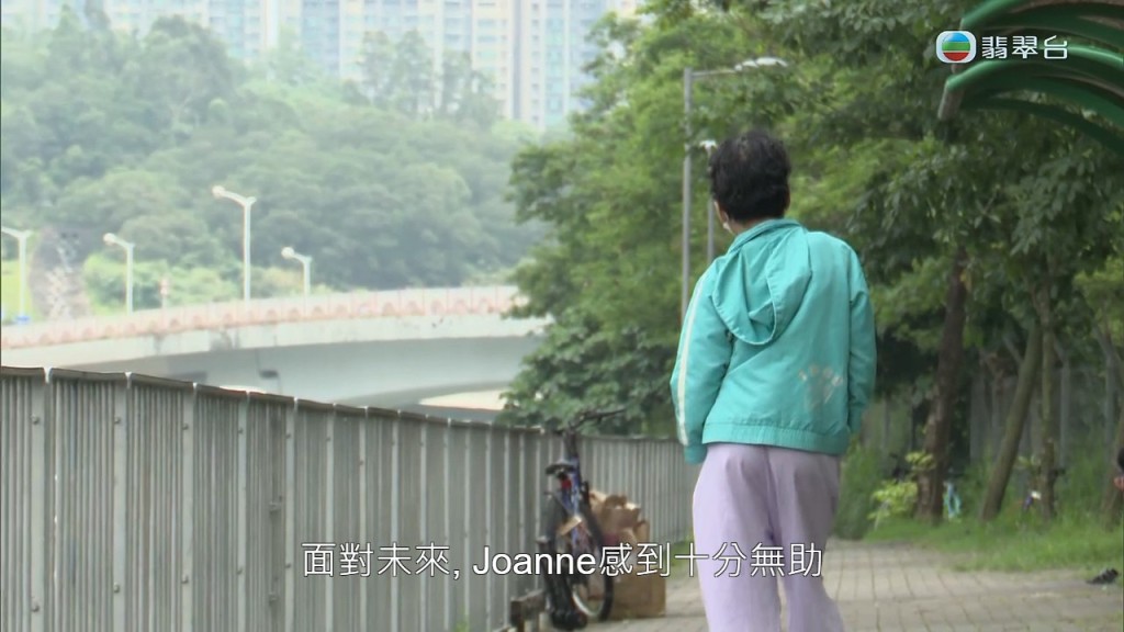 因誤墮騙案捐失過百萬玩金的Joanne，一生積蓄化為烏有，覺得自己愧對媽媽。