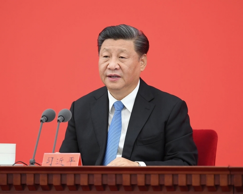浦東開發開放30周年慶祝大會今日在上海舉行,習近平在會上發表講話。新華社圖片
