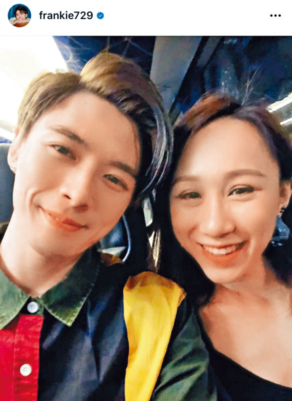 Frankie與舞蹈員女友拍拖13年，甚少放閃。