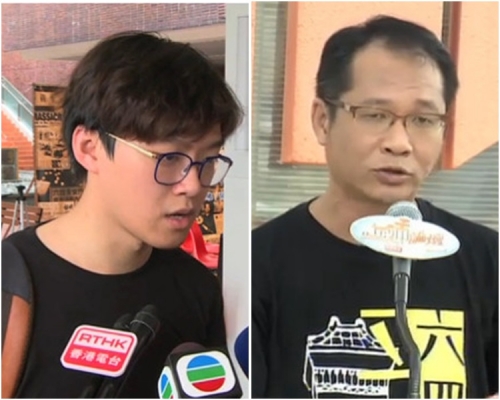 張秀賢(左)及蔡耀昌(右)。