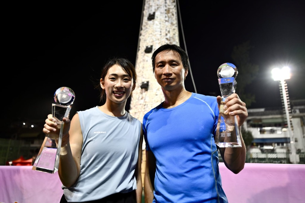 包山王郭嘉明与包山后龚子珊双双衞冕。刘骏轩摄