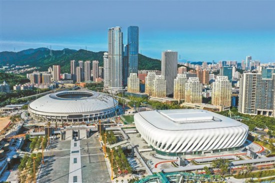 《功夫女足》取景地深圳市體育中心體育場。深圳特區報