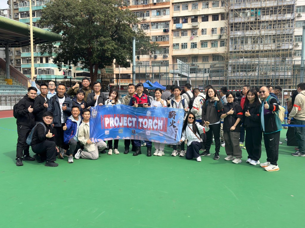 演習邀請了逾20名旺角薪火計劃的青少年成員出席。 演習邀請了逾20名旺角薪火計劃的青少年成員出席。