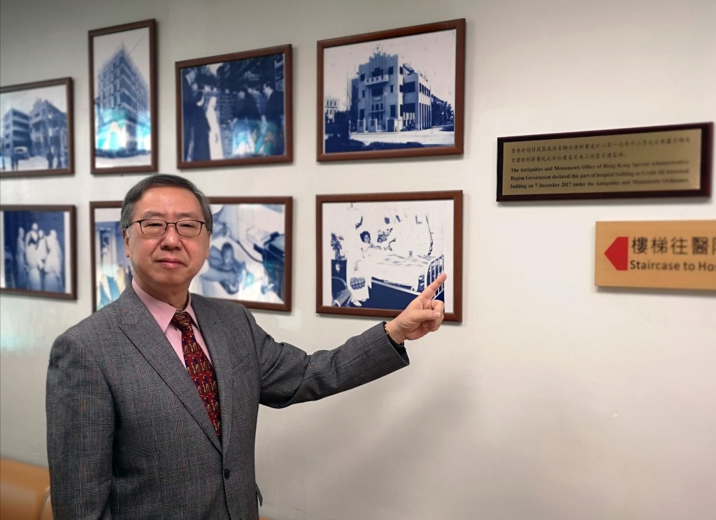 寶血醫院（明愛）院長衛向安。相片由寶血醫院（明愛）提供