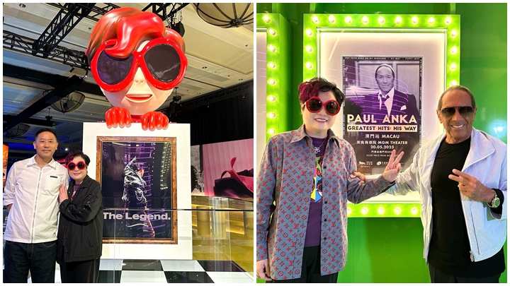 唐鶴德和Paul Anka都曾紀念展參觀。