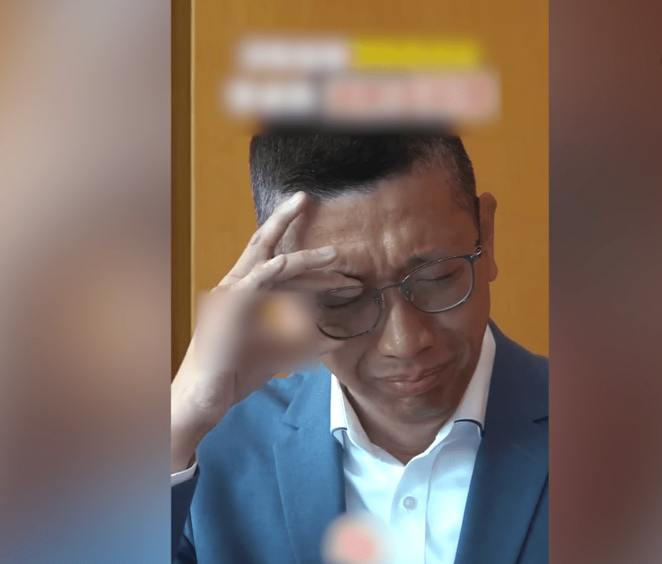 事件掀起全城關注，李卓興日前拍片道歉及辭職。（網上視頻截圖）