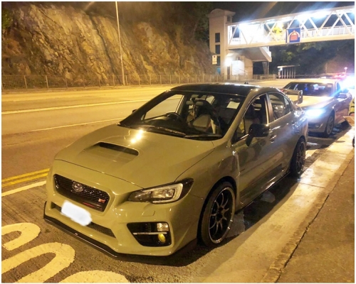 部分涉事車輛。