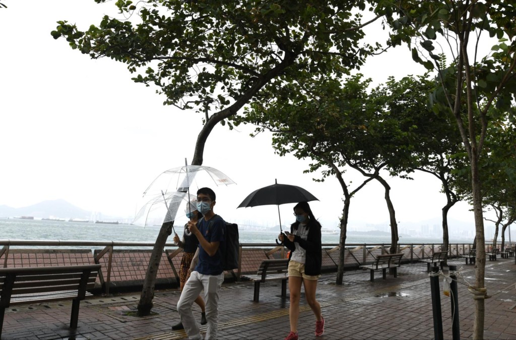 本港風雨未算太強勁。