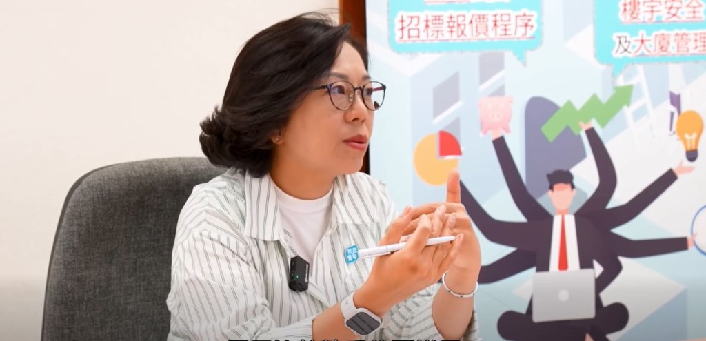 麥美娟表示，由於試驗計劃反應正面，署方今年6月擴展試驗計劃至全港所有有需要的地區，目標是愈多大廈參與愈好，希望接觸的大廈都能足夠參與「聯廈聯管」試驗計劃。