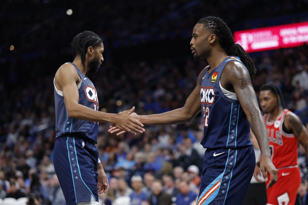 雷霆在当家SGA手感冰冷下，仍然大胜公牛。路透社