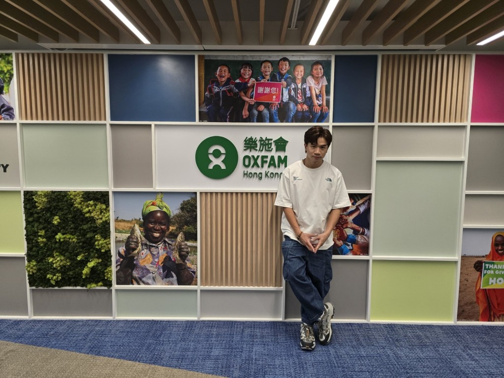 「C AllStar」成員梁釗峰今年6月底以樂施會大使身份，隨團出發到尼泊爾偏遠山區探訪一個星期，深入了解當地人民面對的生活困境。（照片︰潘蔚能/樂施會）
