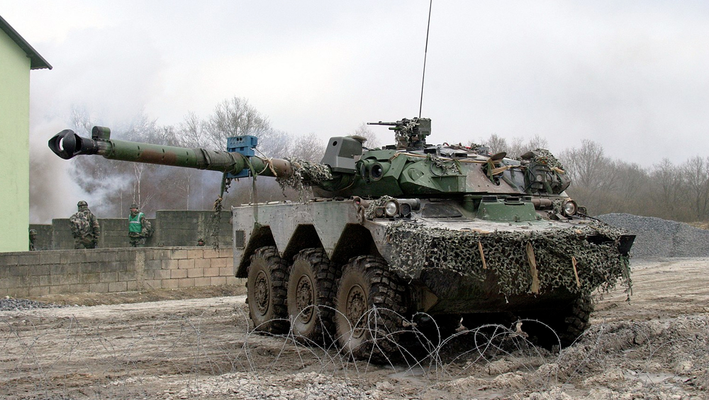 法国政府将向乌克兰提供AMX 10 RC装甲车。资料图片