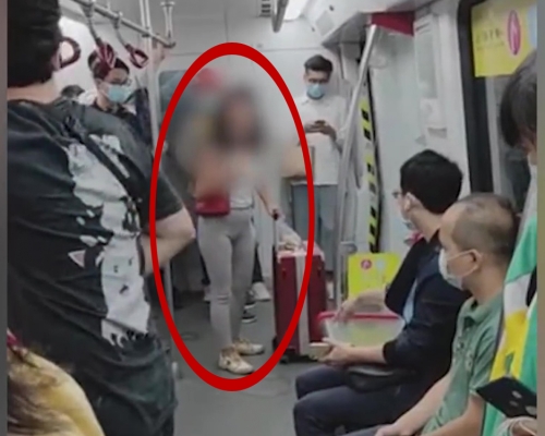 女子地鐵丟瓜子殼被提醒，說英語怨懟乘客。