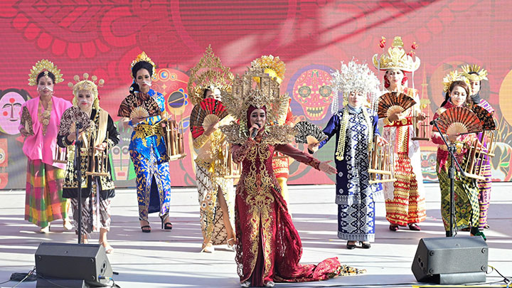 印尼民族舞蹈表演。政府新聞處圖片