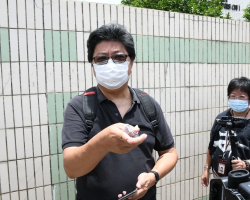 楊健興到場了解事件。