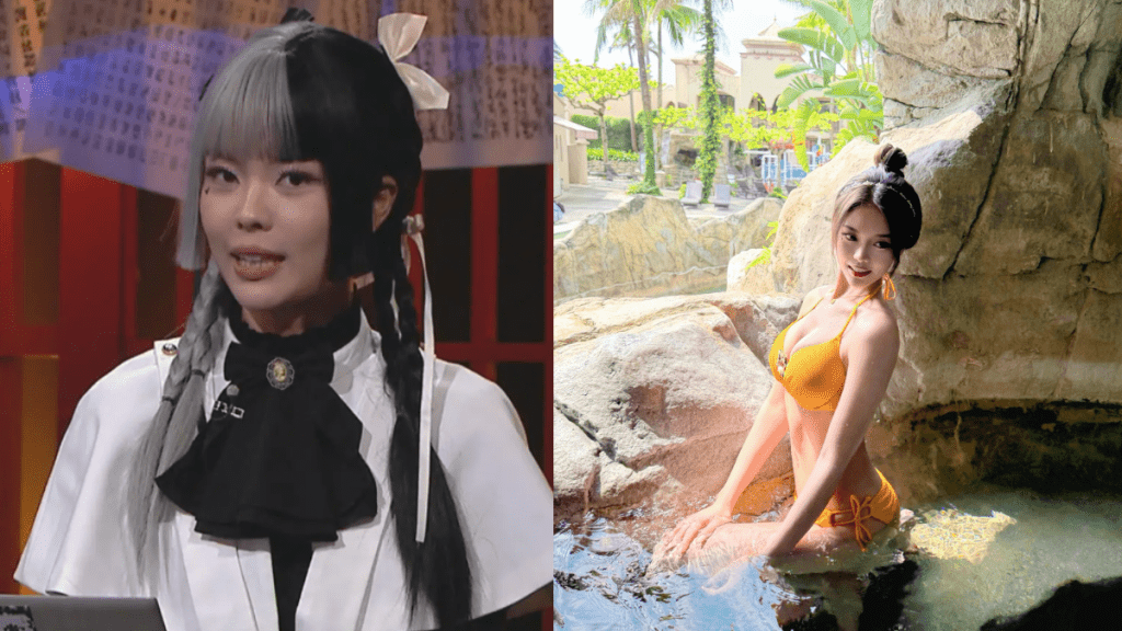 「白無常」黃瀅仴細碼比堅尼「中門大開」  浸浴晒傲人澎湃上圍  港大學霸曾演《愛回家》