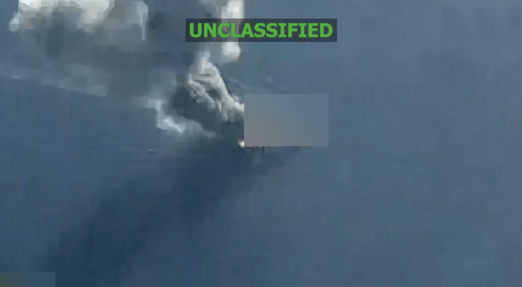 美軍東太平洋及加勒比海 三場打擊行動殲滅11名毒販。U.S. Southern Command