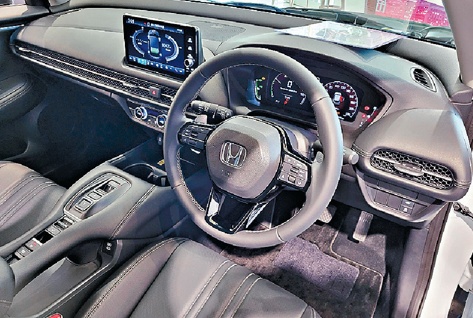 ■錶板格式跟新Civic相似，中控台設有9吋觸控屏幕。