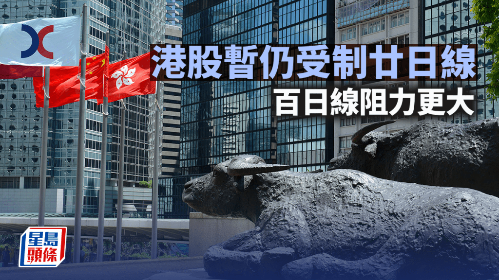 港股暫仍受制廿日線 百日線阻力更大｜古天后