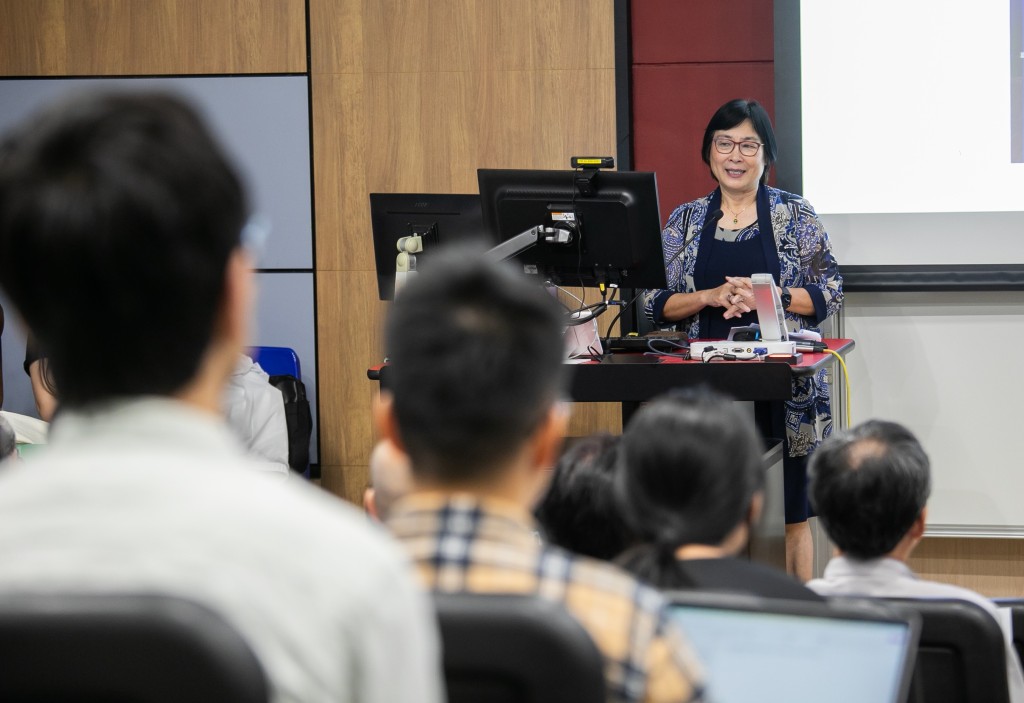 嶺南高等研究院舉辦傑出學者講座。 嶺大提供