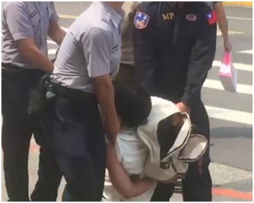 姓呂疑犯被捕。網上圖片