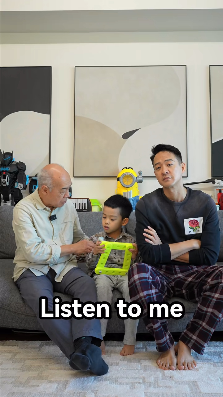 陈爸爸叫孙仔听他的话。