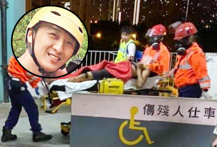 親眼目周梓樂的市民供稱,消防員到場前,沒有任何人曾走近傷者。資料圖片