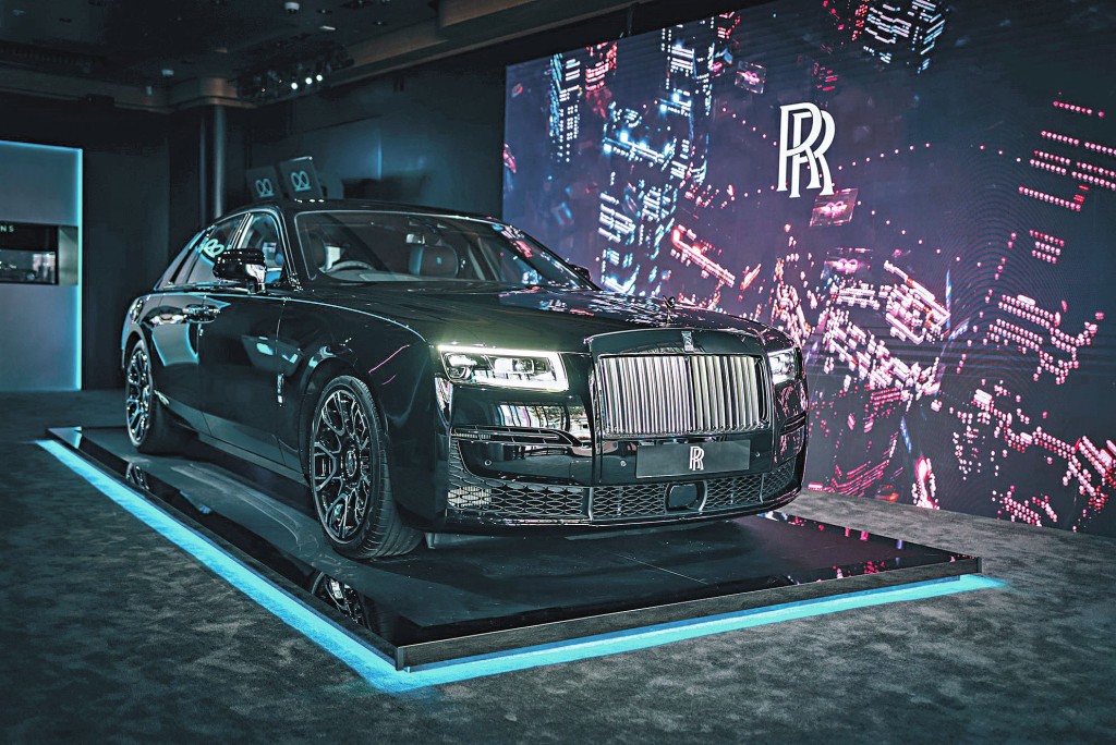 Black Badge Ghost有四萬四千種不同顏色可選擇，不過廠方表示全球客人最愛偏偏是黑色。