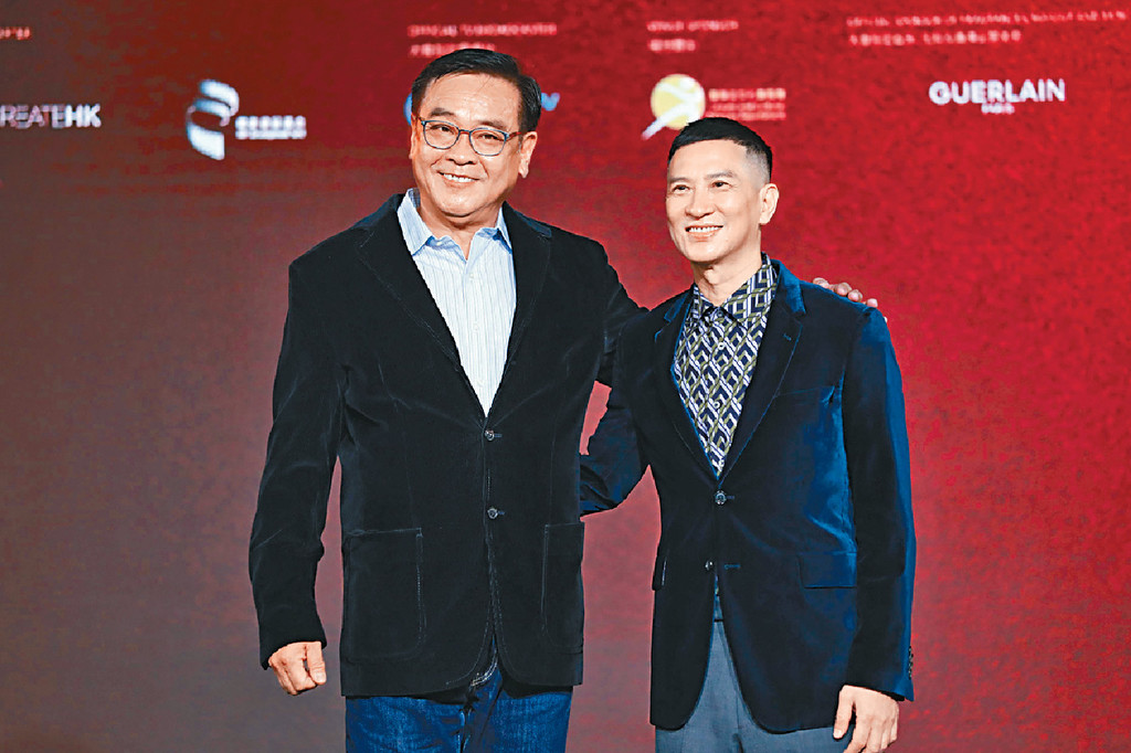 ■爾冬陞及張家輝昨日均有出席記者會。 ■爾冬陞及張家輝昨日均有出席記者會。