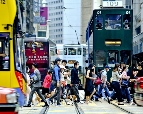 本港第三季GDP跌3.4%。資料圖片