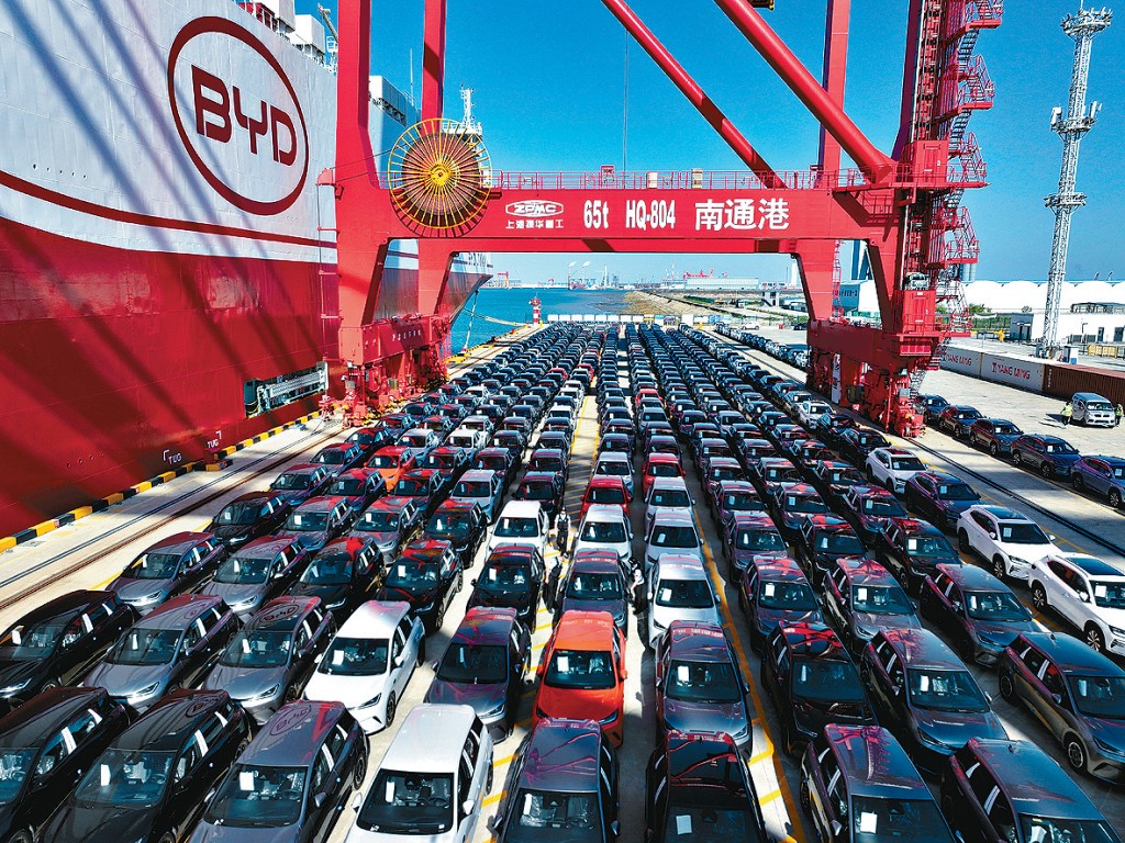 內地5月份汽車出口表現相當理想。