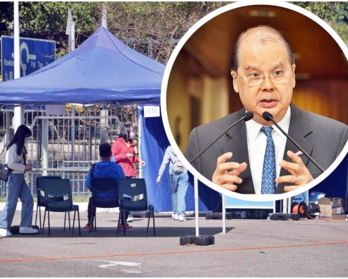 張建宗(小圖)指本港的源頭不明個案比例居高不下。資料圖片