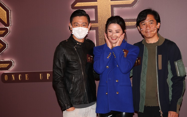阿Sa與雙王合作《金手指》,大呼緊張。