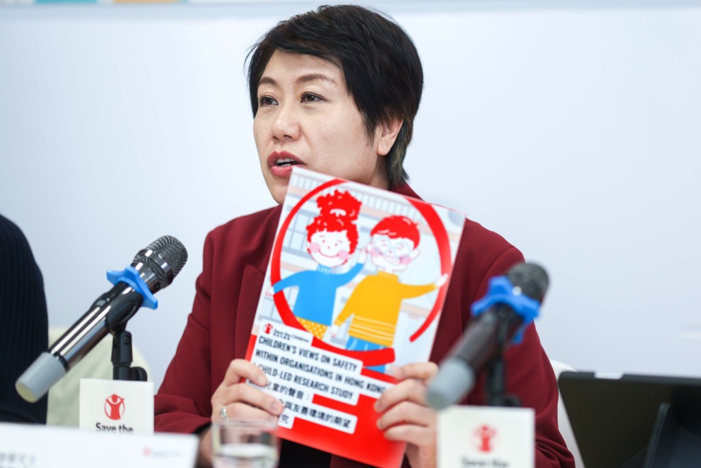香港救助兒童會總幹事曾迦慧。 香港救助兒童會總幹事曾迦慧。