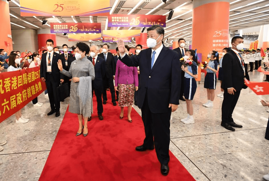 國家主席習近平7月來港出席回歸25周年慶祝活動。新華社資料圖片