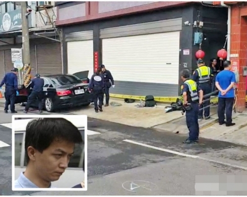 台灣黑幫大佬母親昨天才出殯，他即被人射殺。網圖