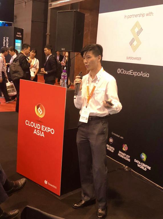 Dicky早前出席「亞太雲端科技博覽」（Cloud Expo Asia）。